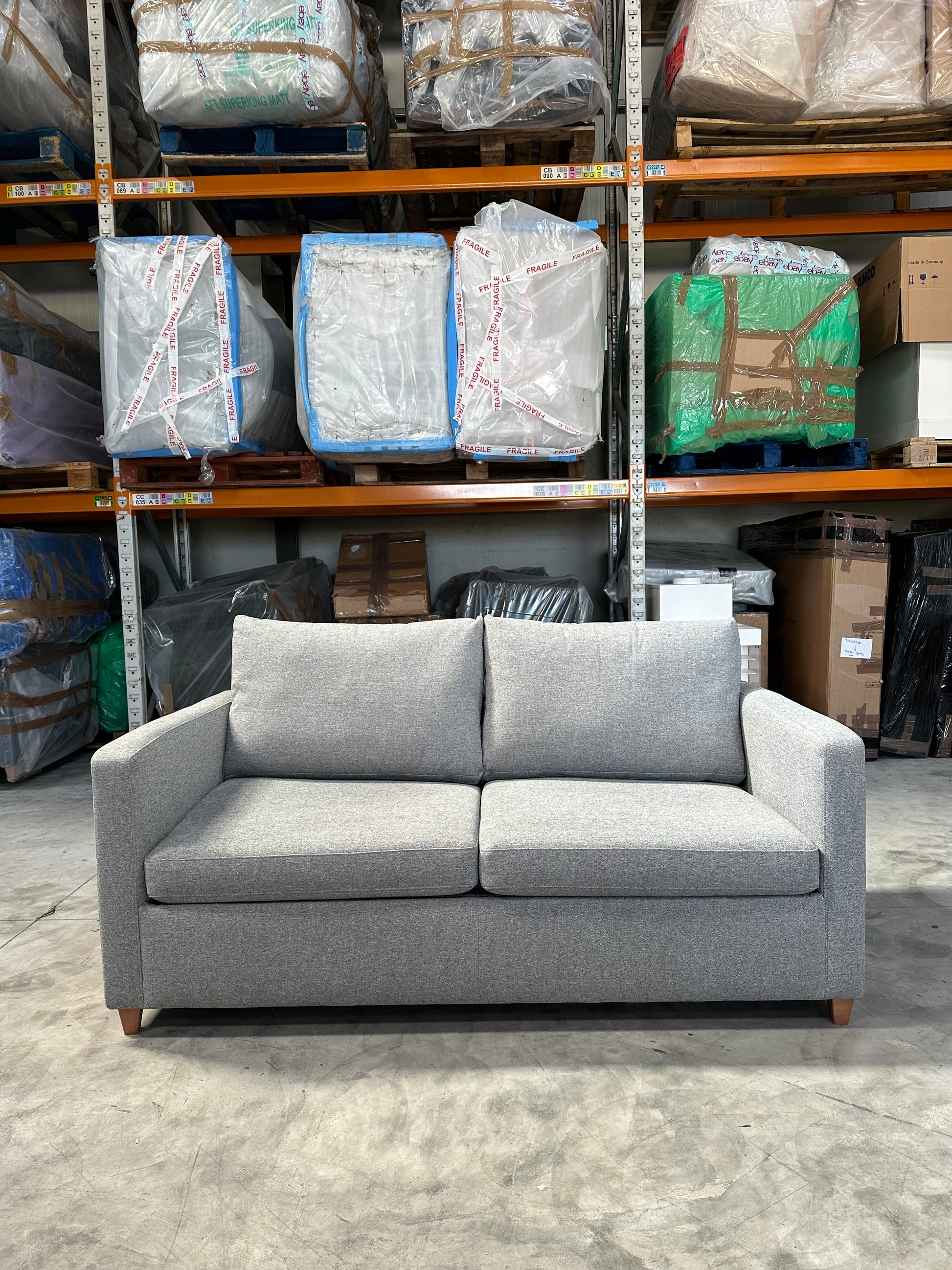 John Lewis Bailey II Double Sofabed Grey Aquaclean Connie