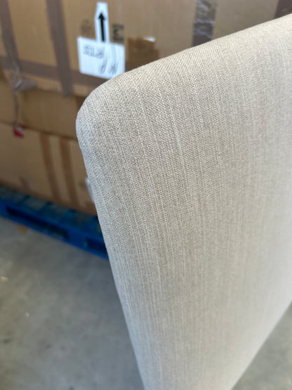 John Lewis Sonning Upholstered Headboard, King, Cotton Effect Beige