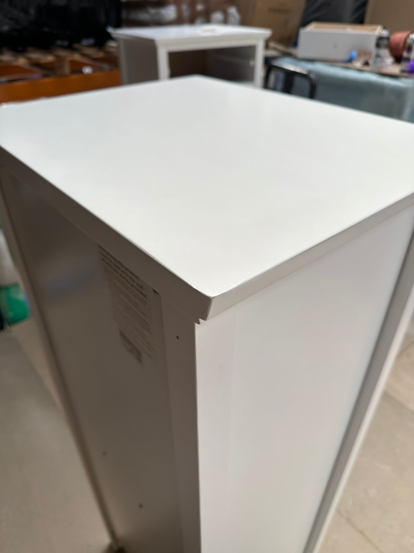 John Lewis Wilton 6 Drawer Tallboy Chest White Bedroom Furniture