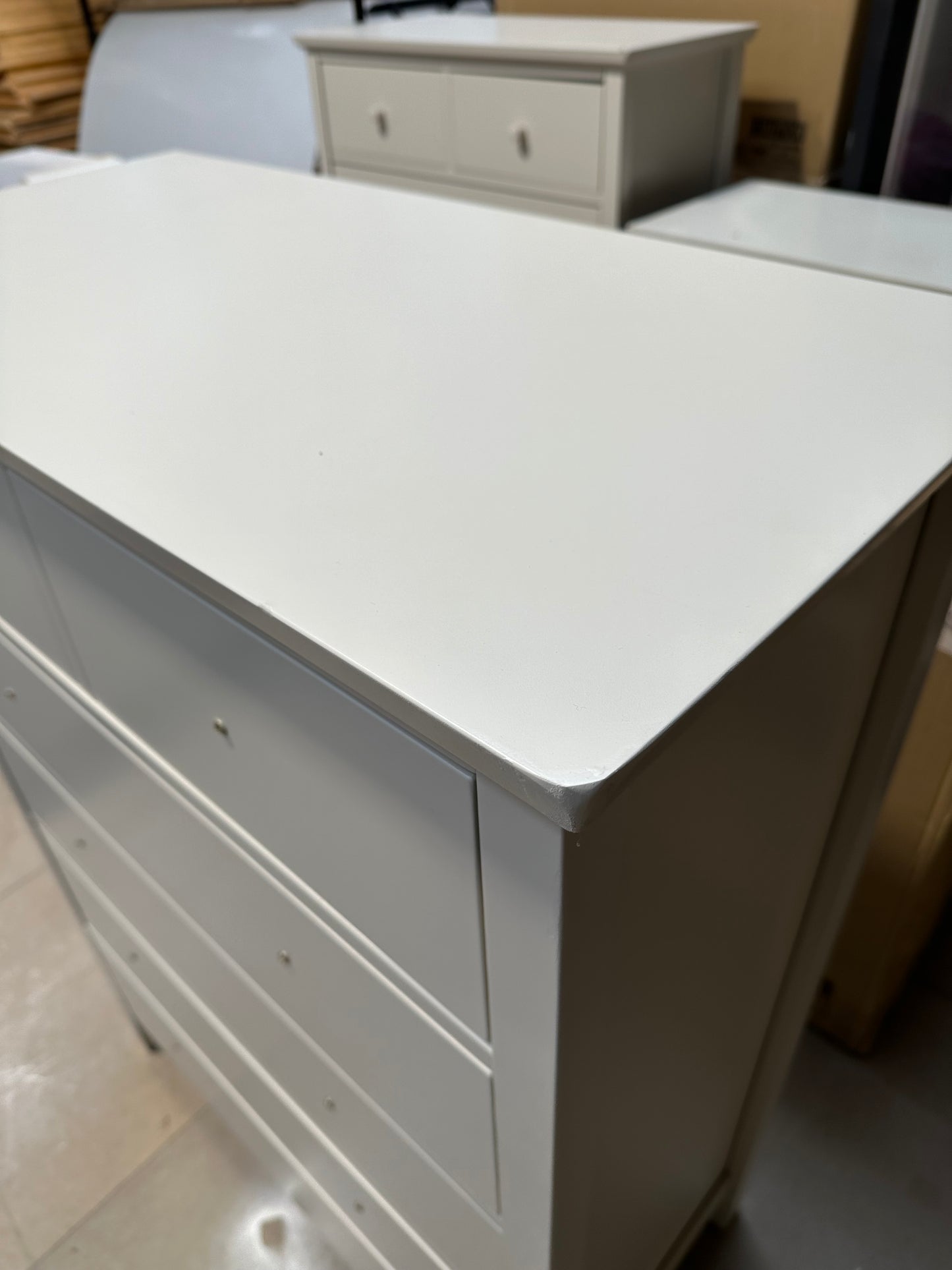 John Lewis Chest of Drawers Wilton 6 Linen