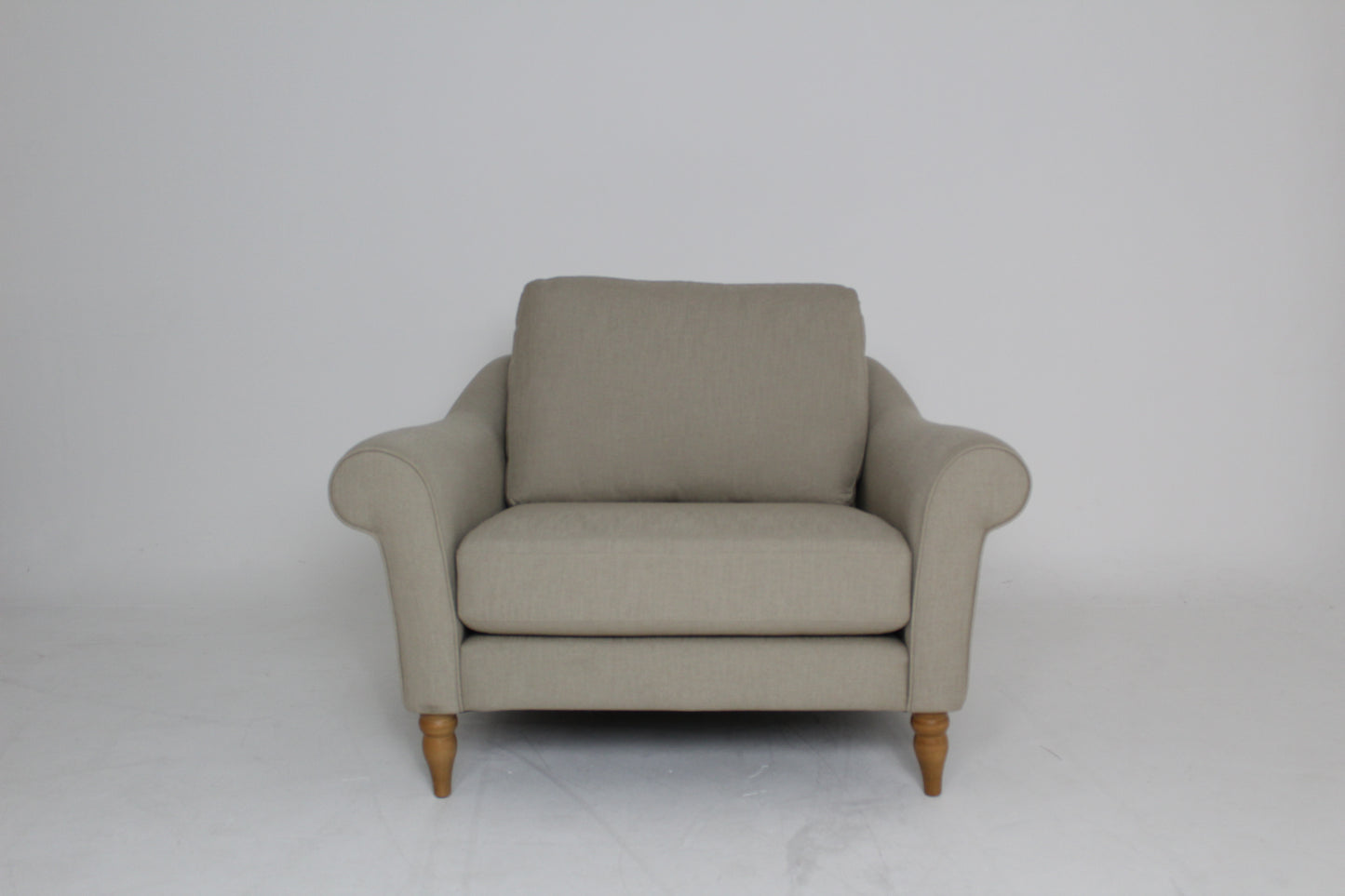 John Lewis Camber Armchair in Chunky Chenille Natural