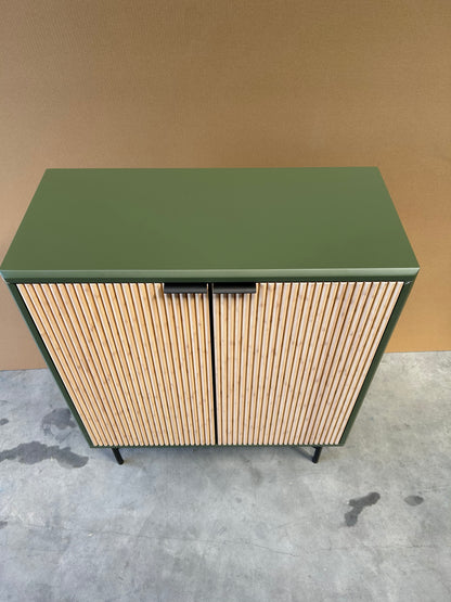 John Lewis Ridge 2 Door Cabinet  Avocado