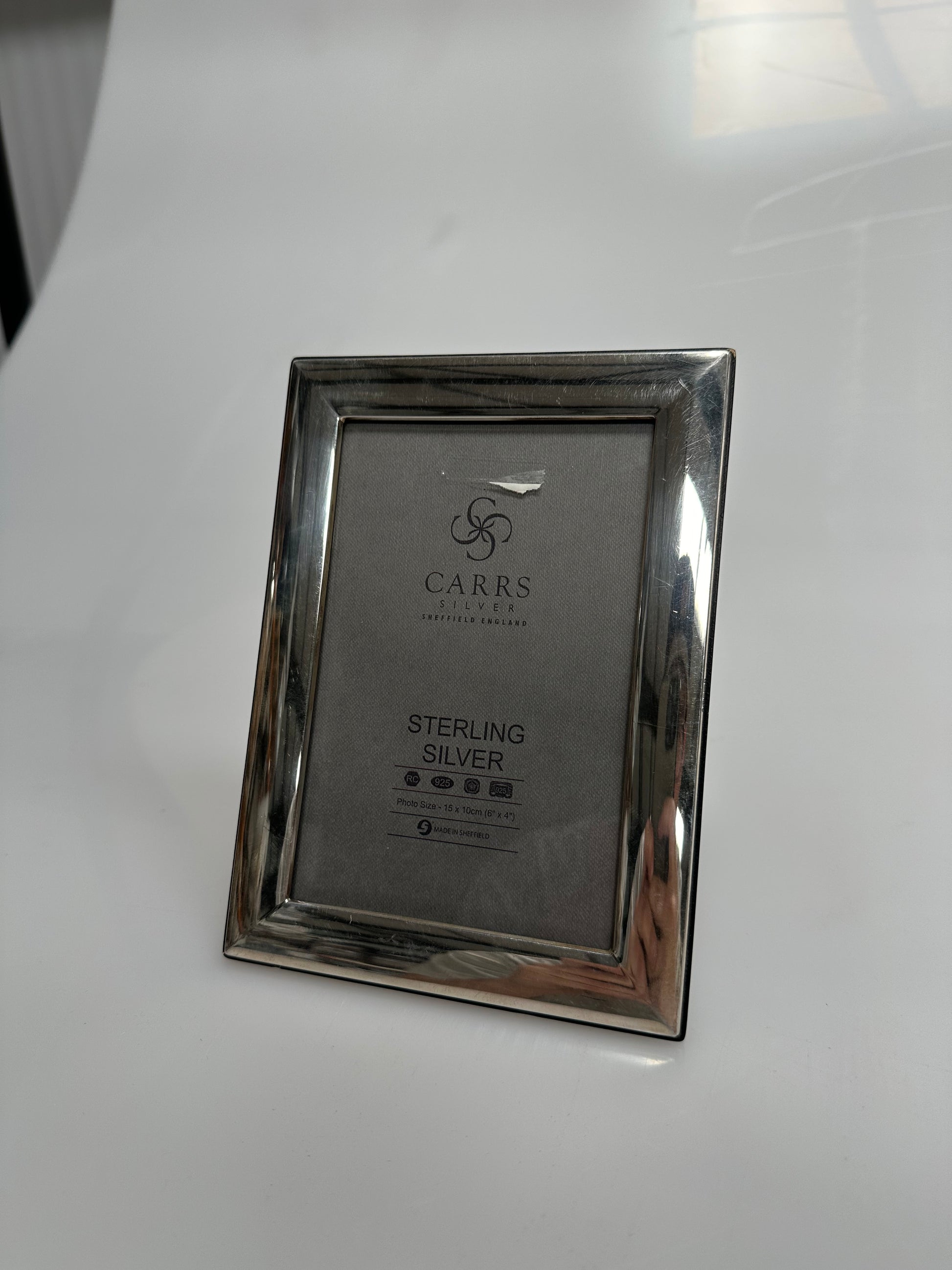 Carrs 2020 Sloane Photo Frame, Sterling Silver, 4 x 6" (10 x 15cm)