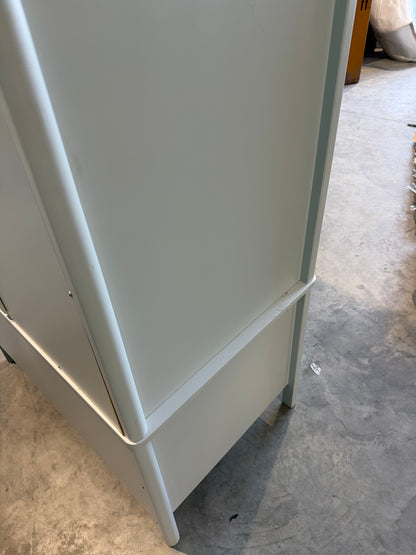 John Lewis  Spindle Double Wardrobe with 2 Drawers, Like New, Grey