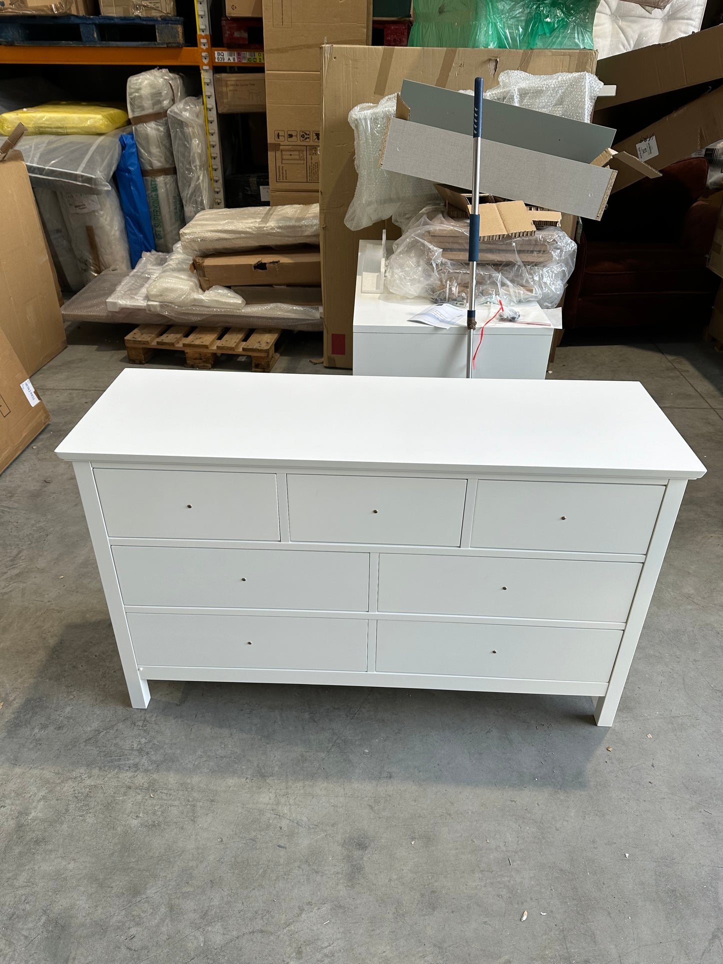 John Lewis Chest of Drawer White Wilton 7 Drawer Chest