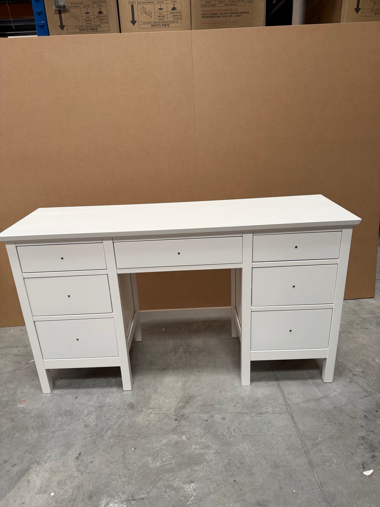 John Lewis Wilton Dressing Table White