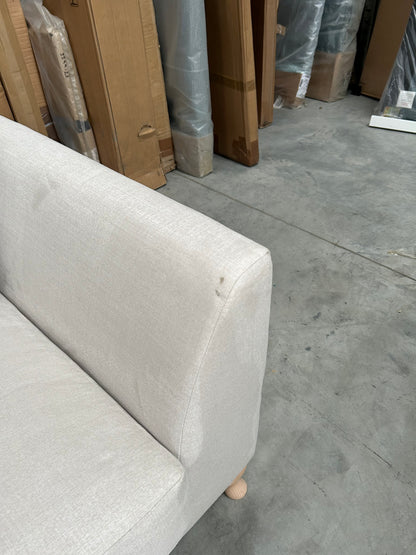 John Lewis Sofa Belgrave Large 3 Seater Linen Natural