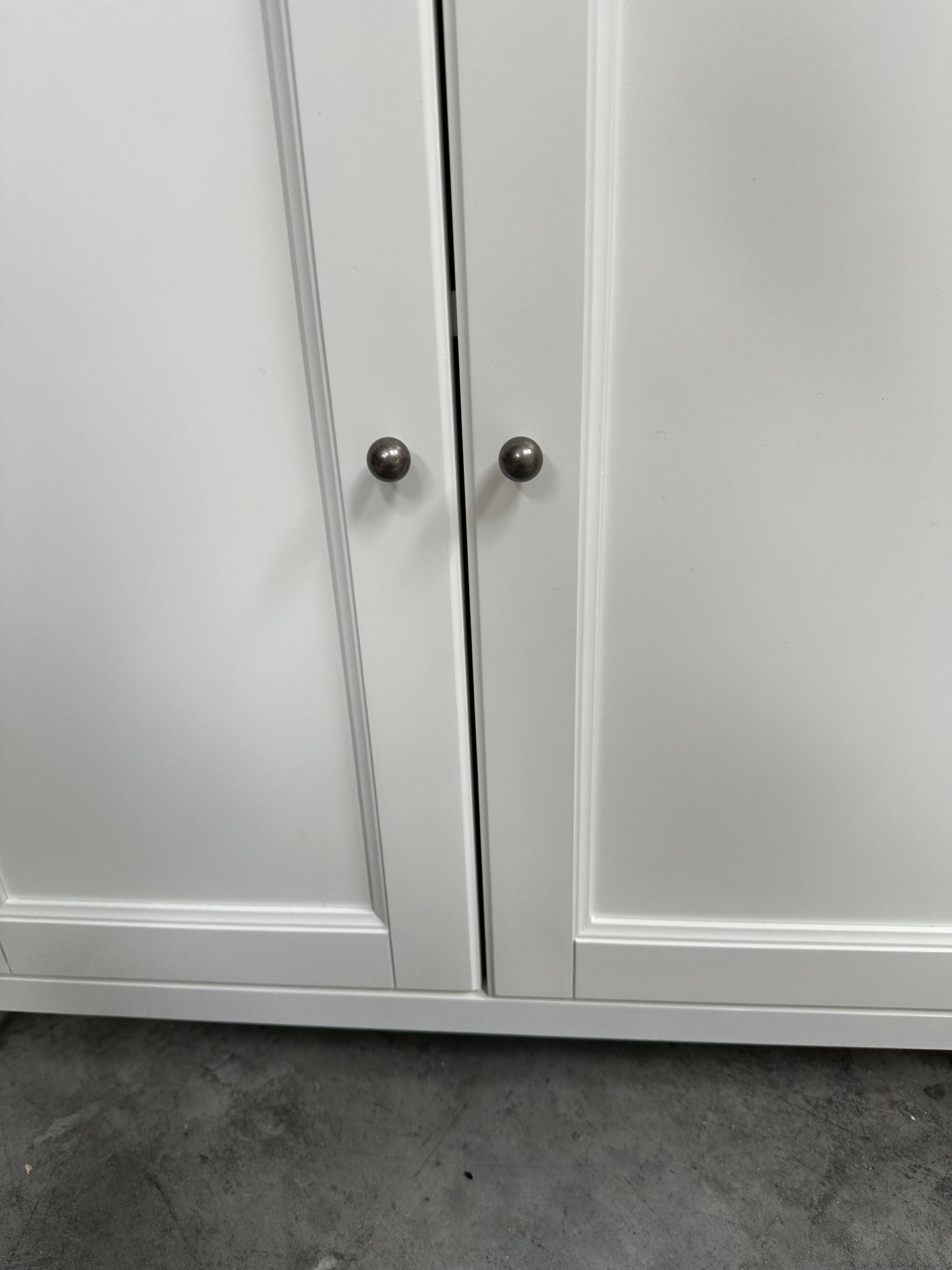 John Lewis Portsman Double Towel Cupboard, White