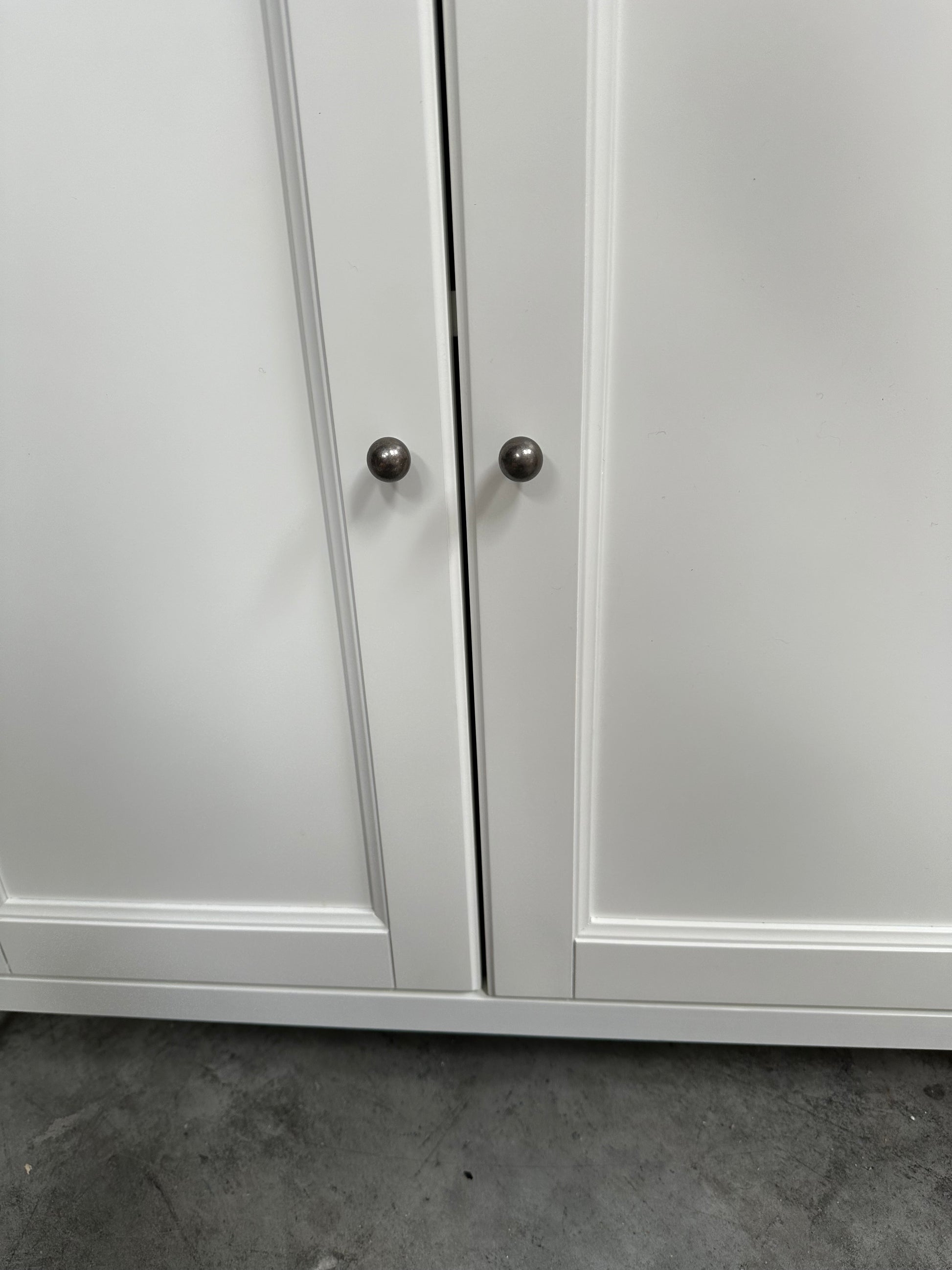 John Lewis Portsman Double Towel Cupboard, White