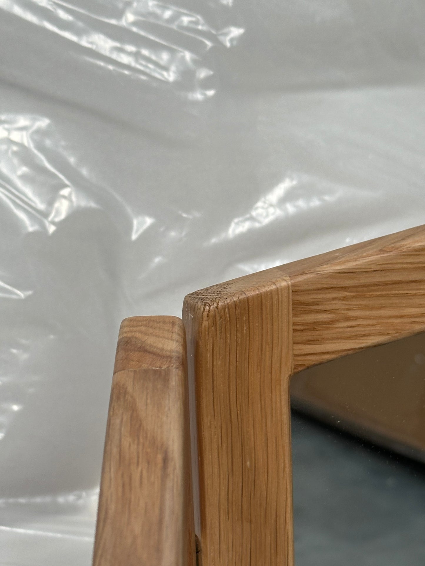 John Lewis Essence Gallery Mirror, Oak