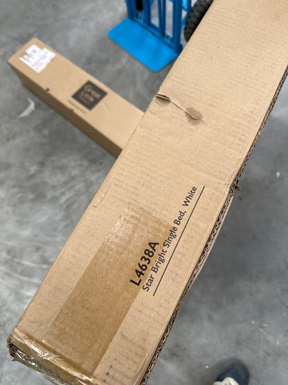 Star Bright SGL Bed White