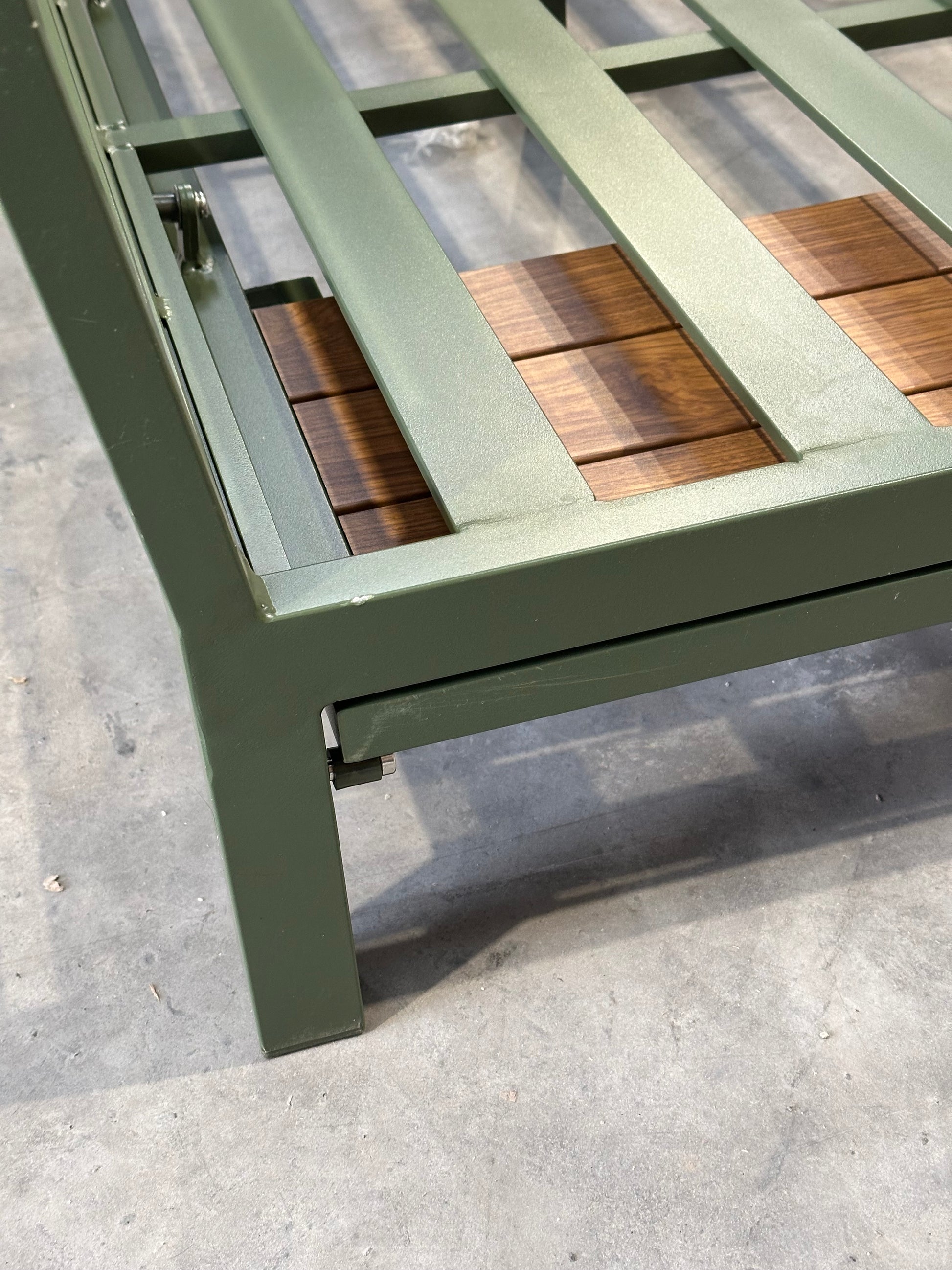 John Lewis Platform Modular 4-Seater Garden Lounging Set, Green