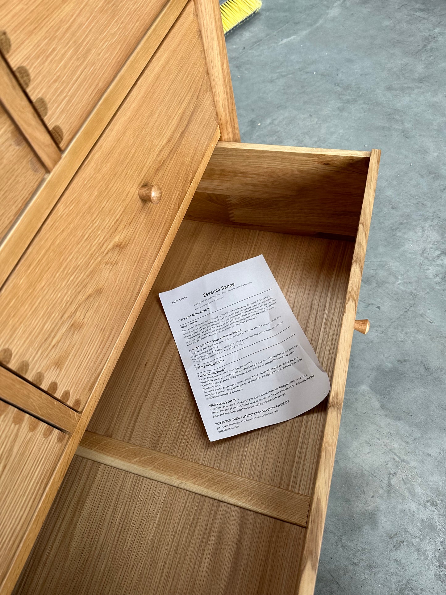John Lewis Essence 6 Drawer Chest, Oak