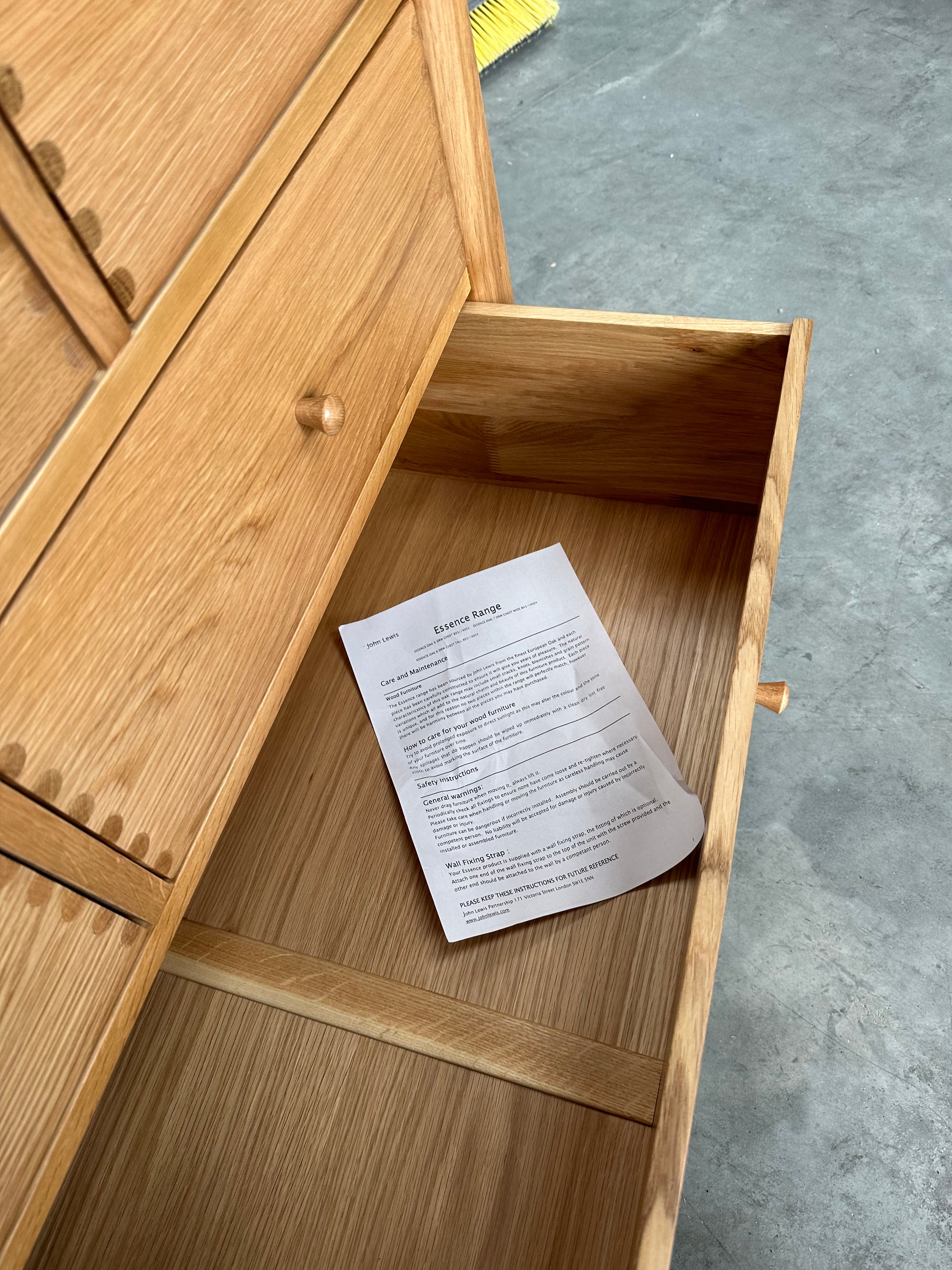 John Lewis Essence 6 Drawer Chest, Oak
