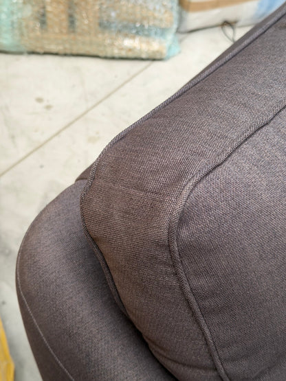 G Plan Vintage 68 RHF Small 2 Seater Sofa Single Footrest Aquaclean Grey