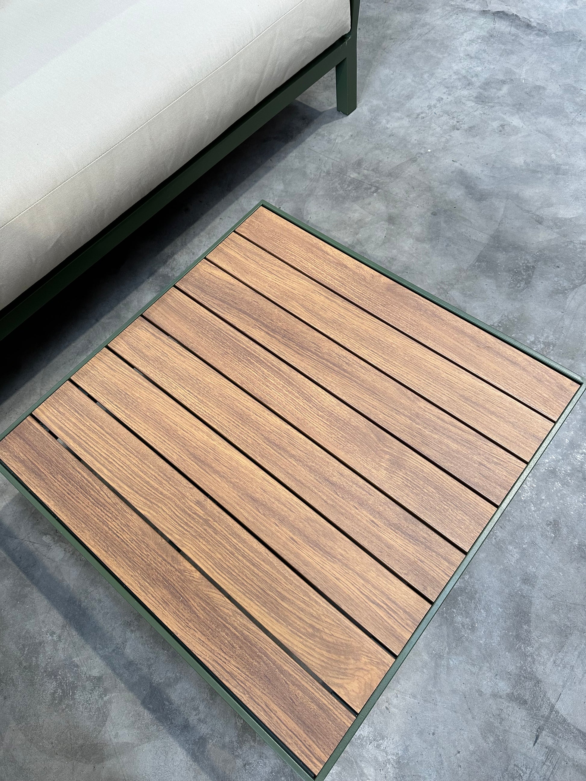 John Lewis Platform Modular 4-Seater Garden Lounging Set, Green