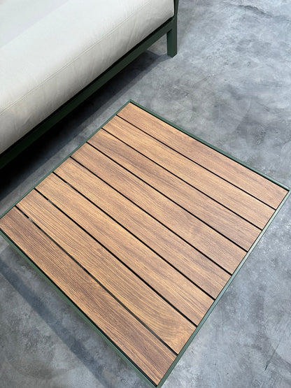 John Lewis Platform Modular 4-Seater Garden Lounging Set, Green