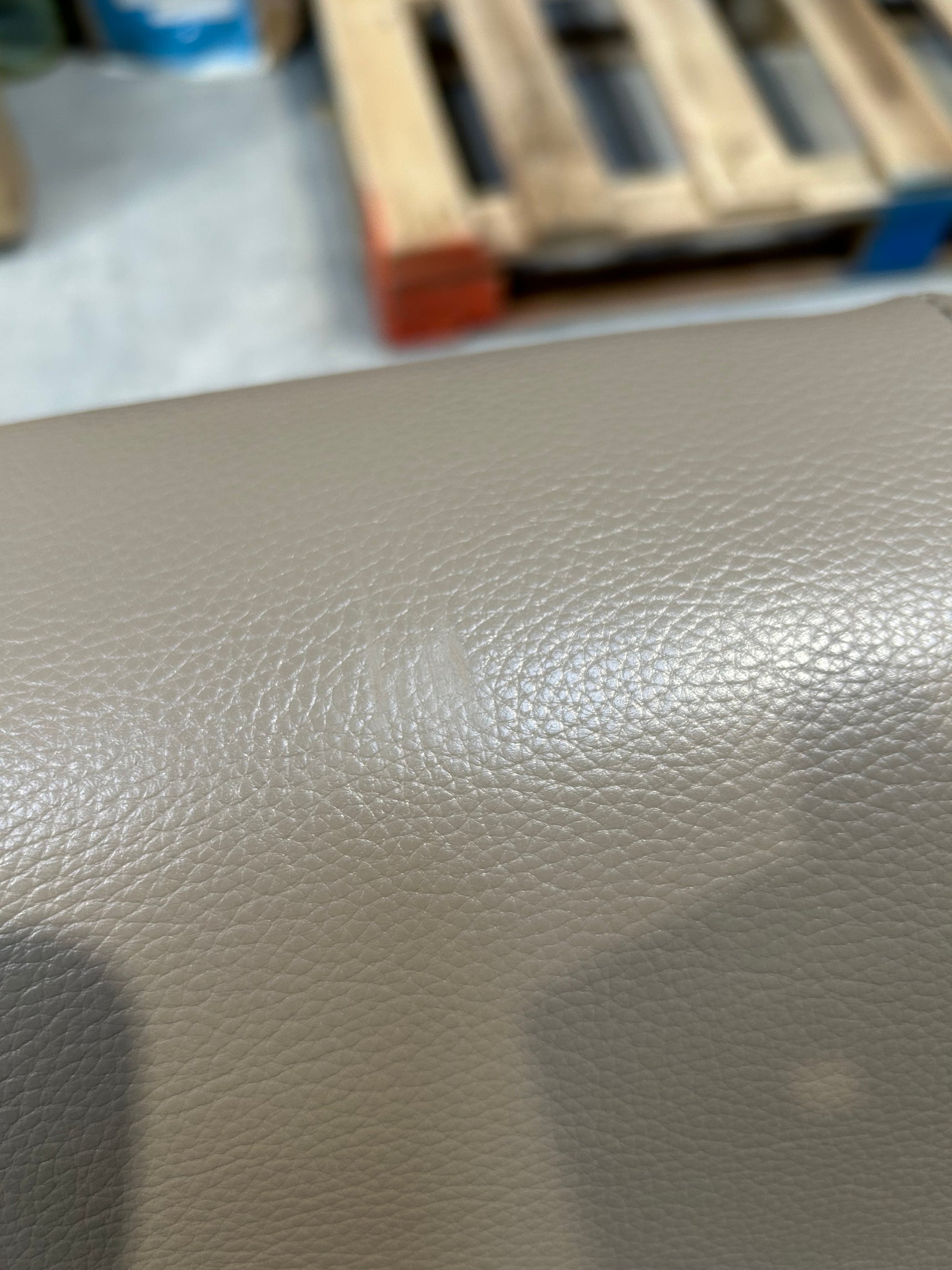 John Lewis Camden Leather Armchair, Dark Leg, Nature Putty