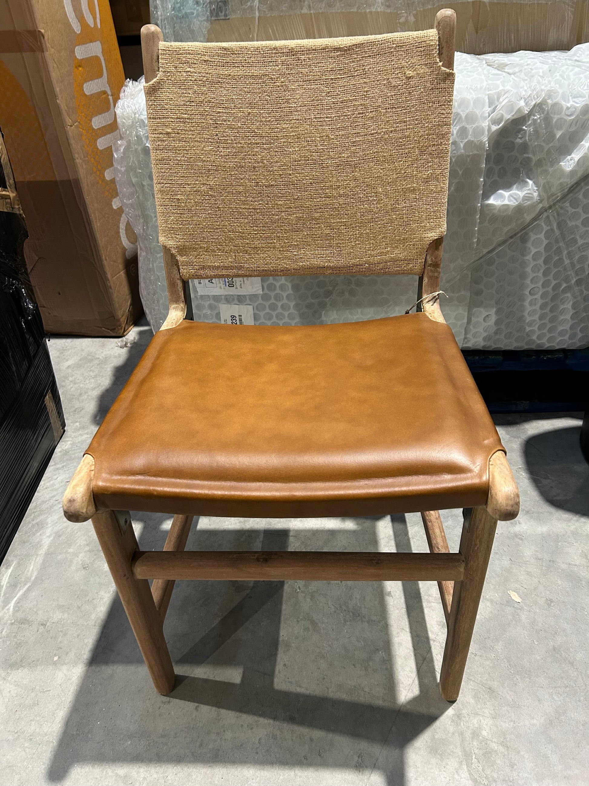 nkuku Nayan Dining Chair, Tan