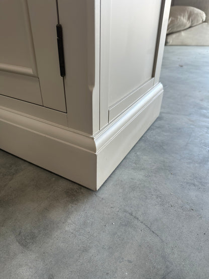 John Lewis Foxmoor Display Cabinet, FSC-Certified, Oak & Cream