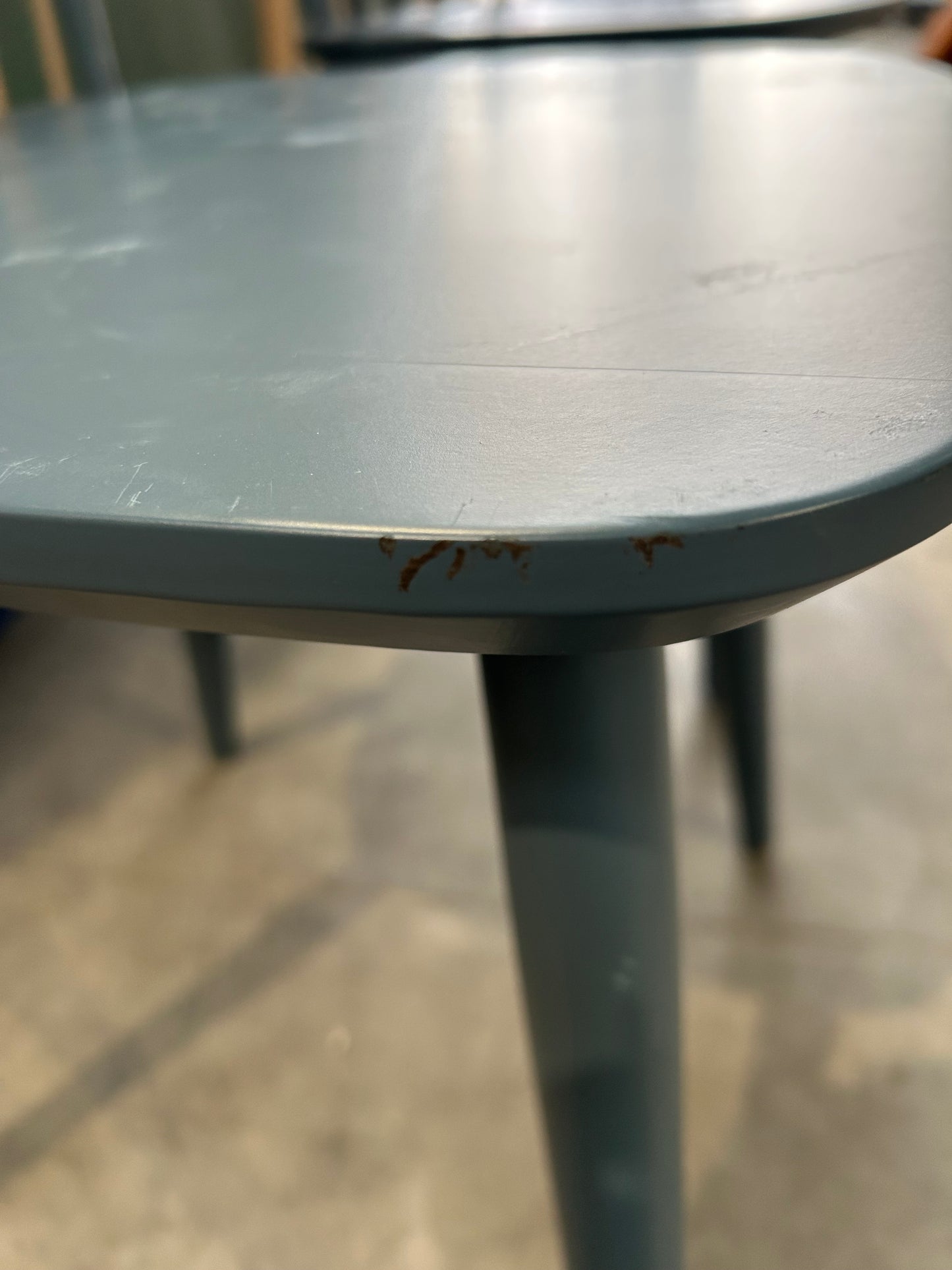 John Lewis Spindle Dining Chair, Set of 2, Blue, FSC-Certified