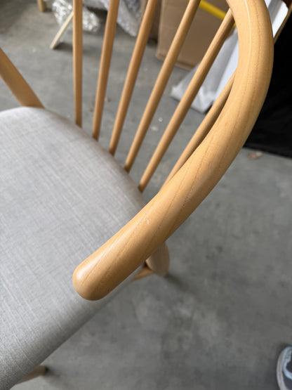 John Lewis Kinross II Dining Chair, Oak/Upholstered Seat