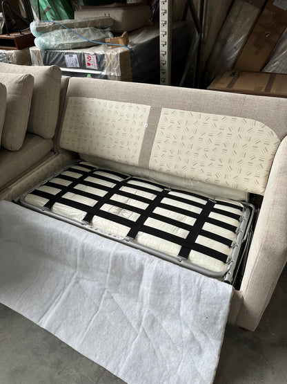 John Lewis Bailey II LHF Chaise End Sofabed Natural