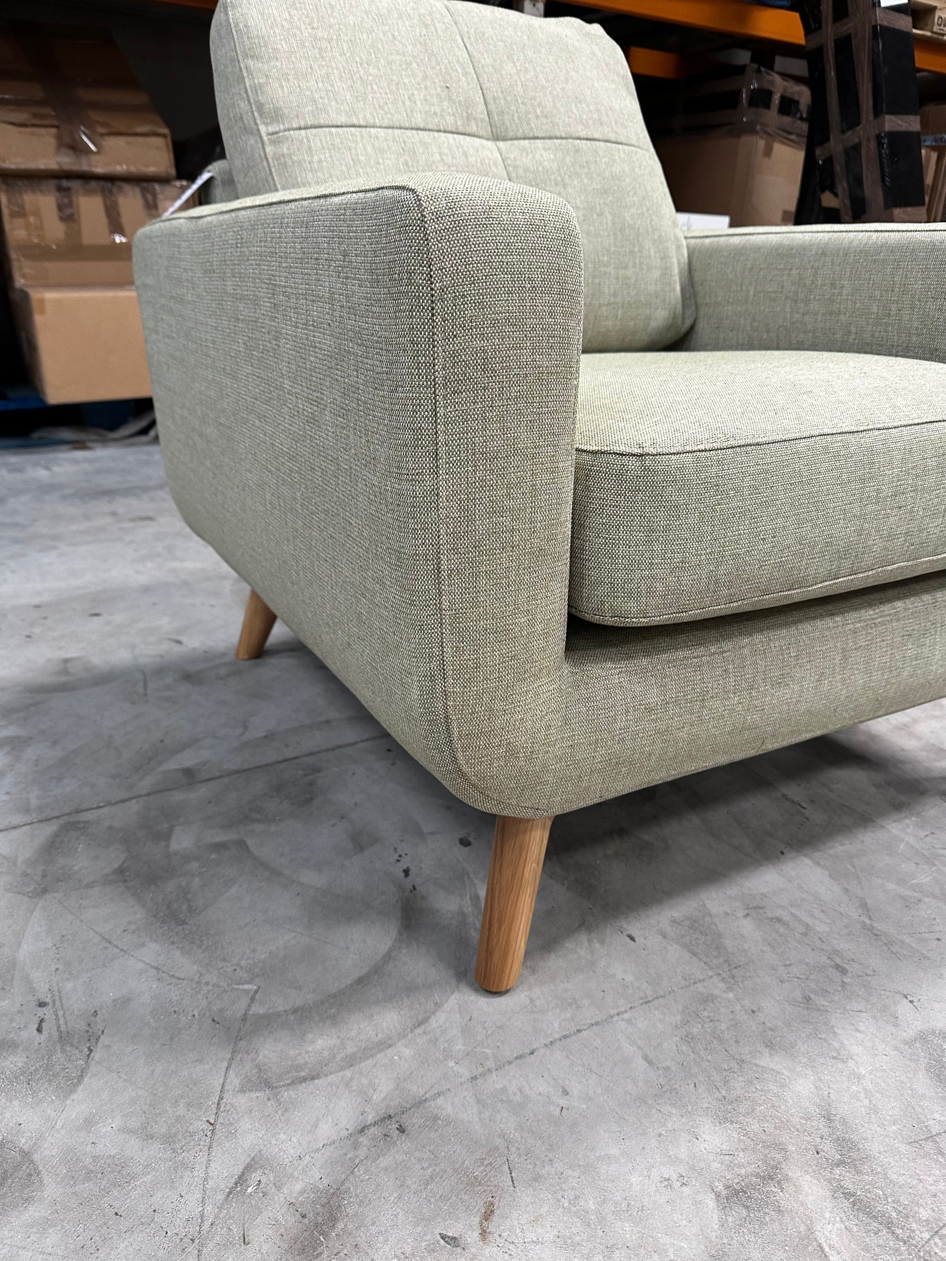 John Lewis Barbican Armchair Aquaclean Aston Green
