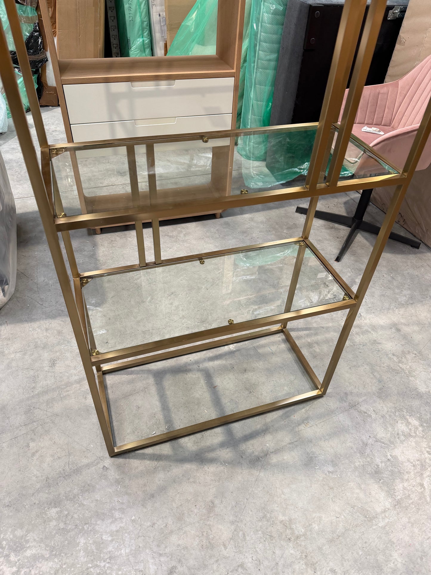 John Lewis Langham Bookcase, Brass