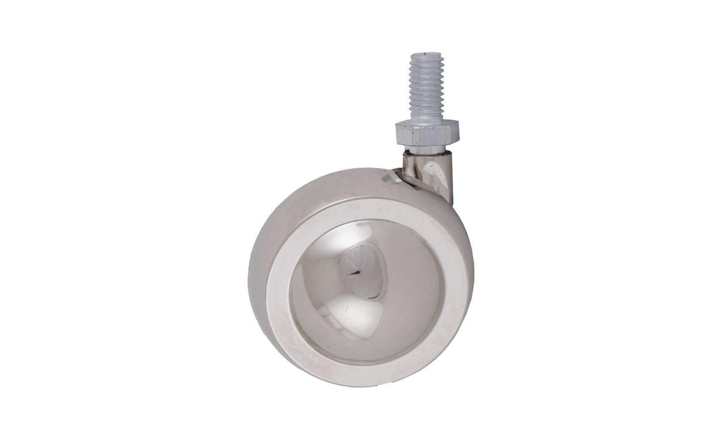 4 x Genuine Kenrick Shepherd Casters with M8 Threaded Stem Silver 50mm REPLACEMENT CHAIR SOFA CROME METAL