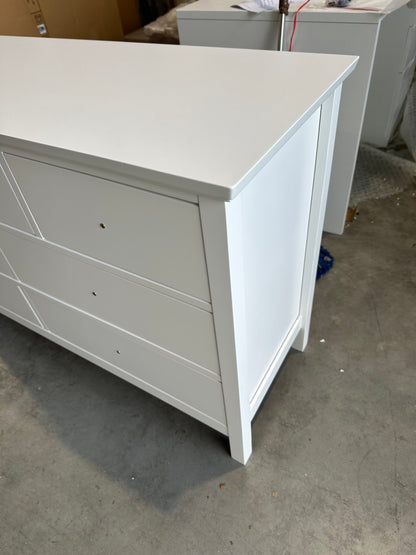John Lewis Chest of Drawer White Wilton 7 Drawer Chest