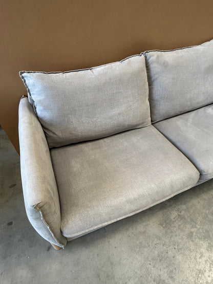 John Lewis & Partners Pillow Large 3 Seater Sofa Grey
