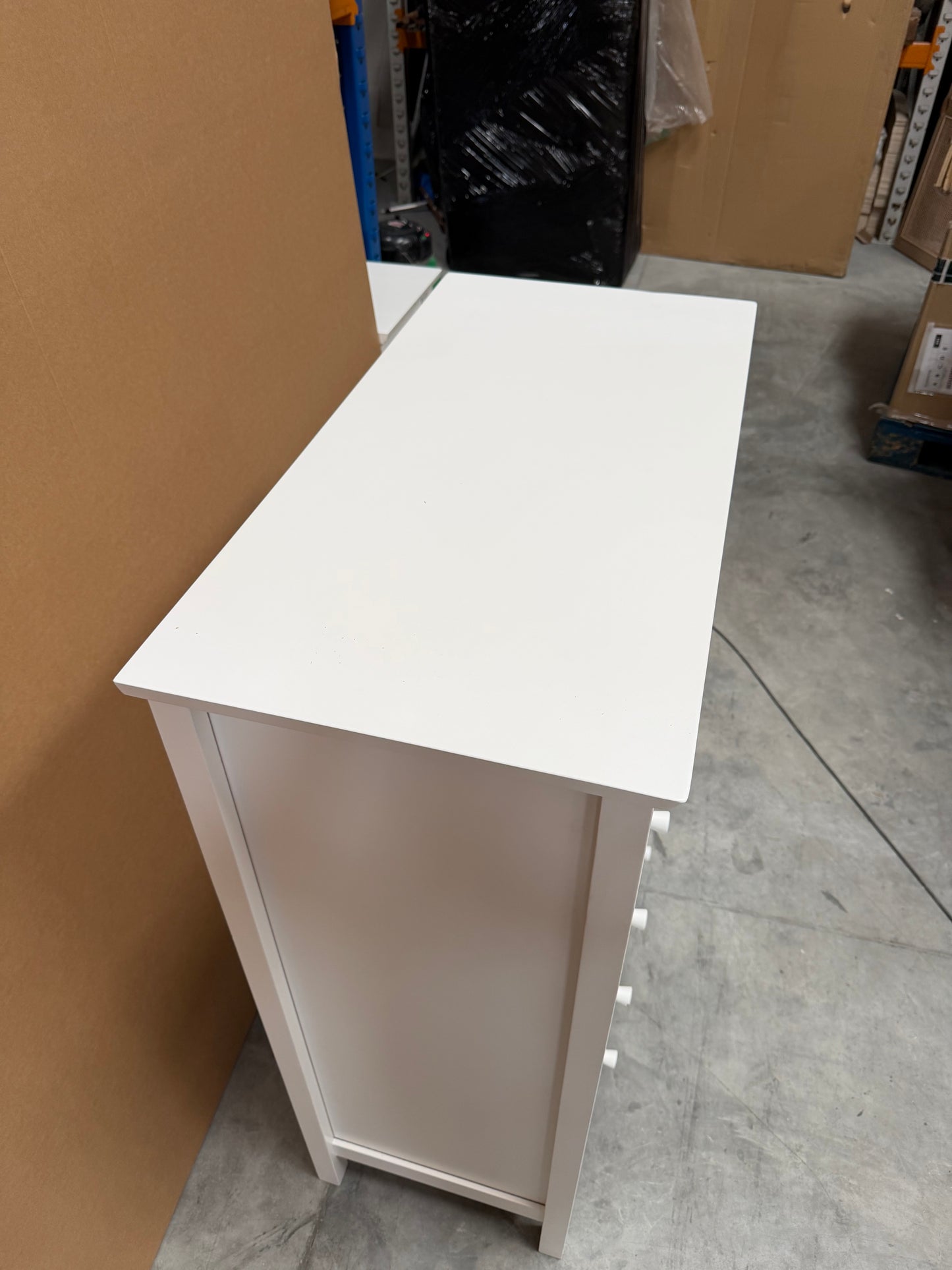 John Lewis Chest of Drawers 6 Drawer Chest White list