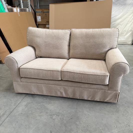 John Lewis Padstow II Medium 2 Seater Sofa Chunky Chenille Natural