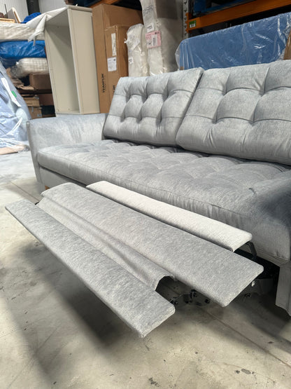 John Lewis Draper II Large Motion Sofa Easy Clean Ocean Blue