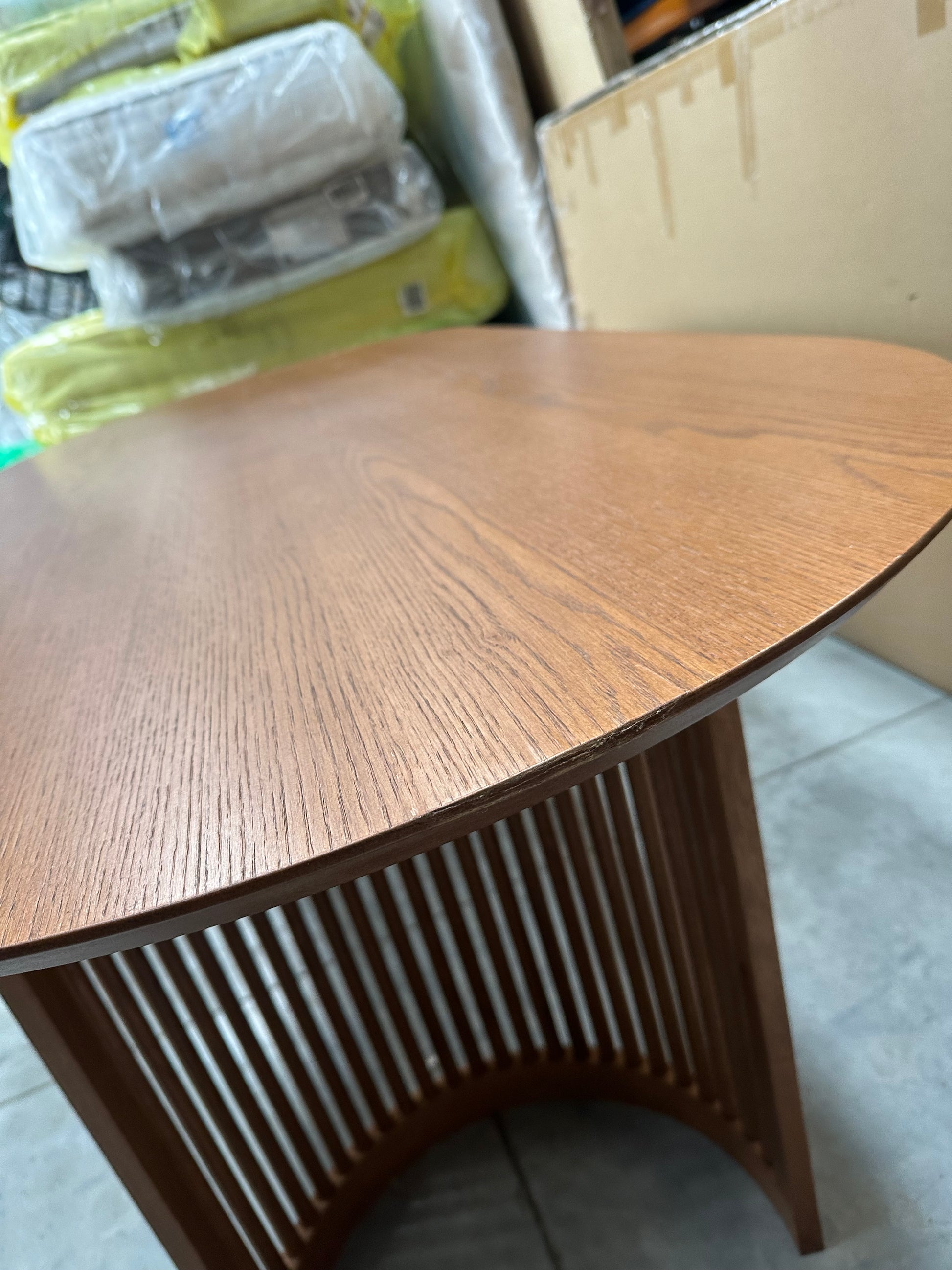 John Lewis Trestle 6 Seater Dining Table, Dark Oak