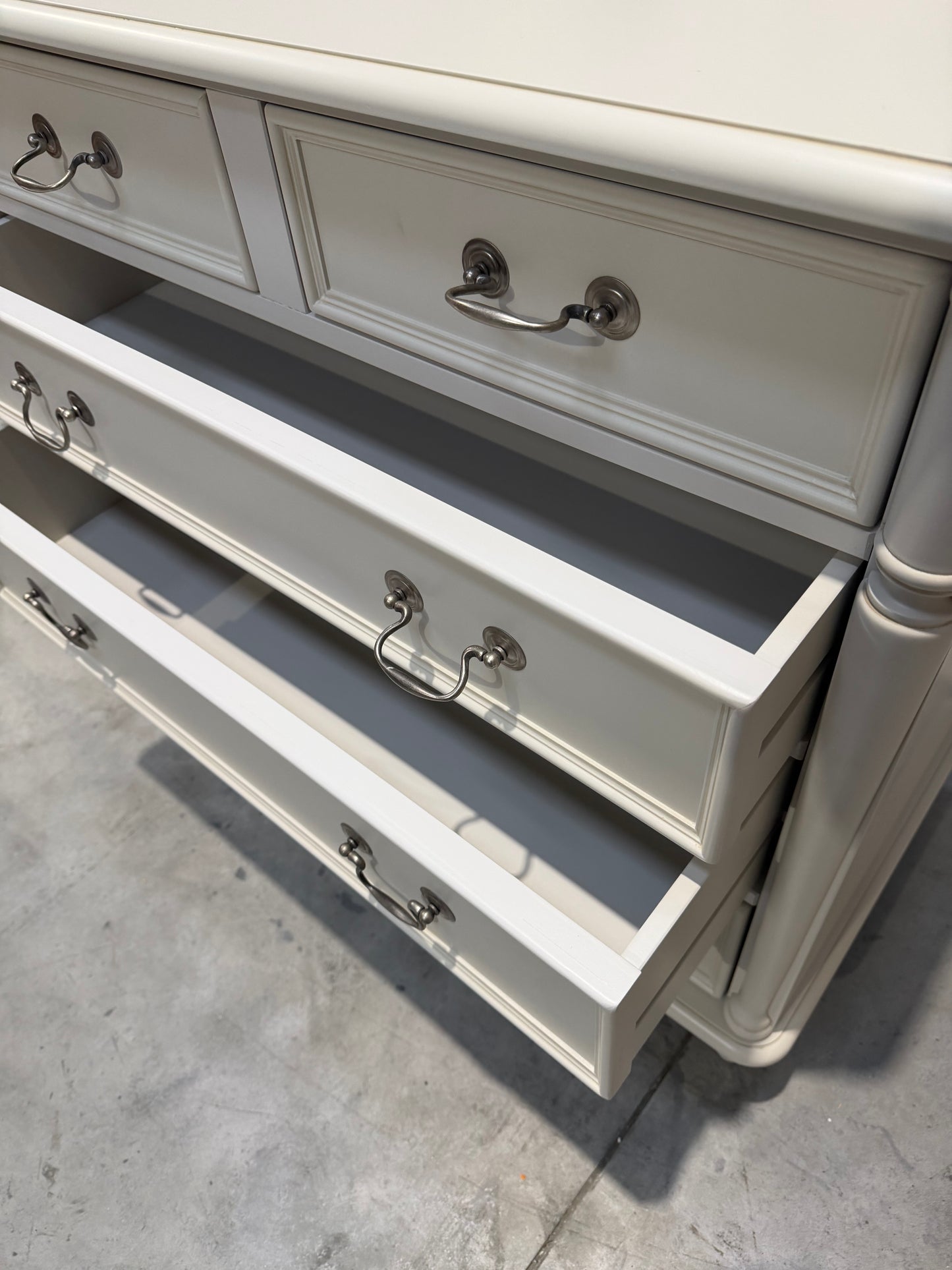 Laura Ashley Clifton 5 Drawer Chest Grey
