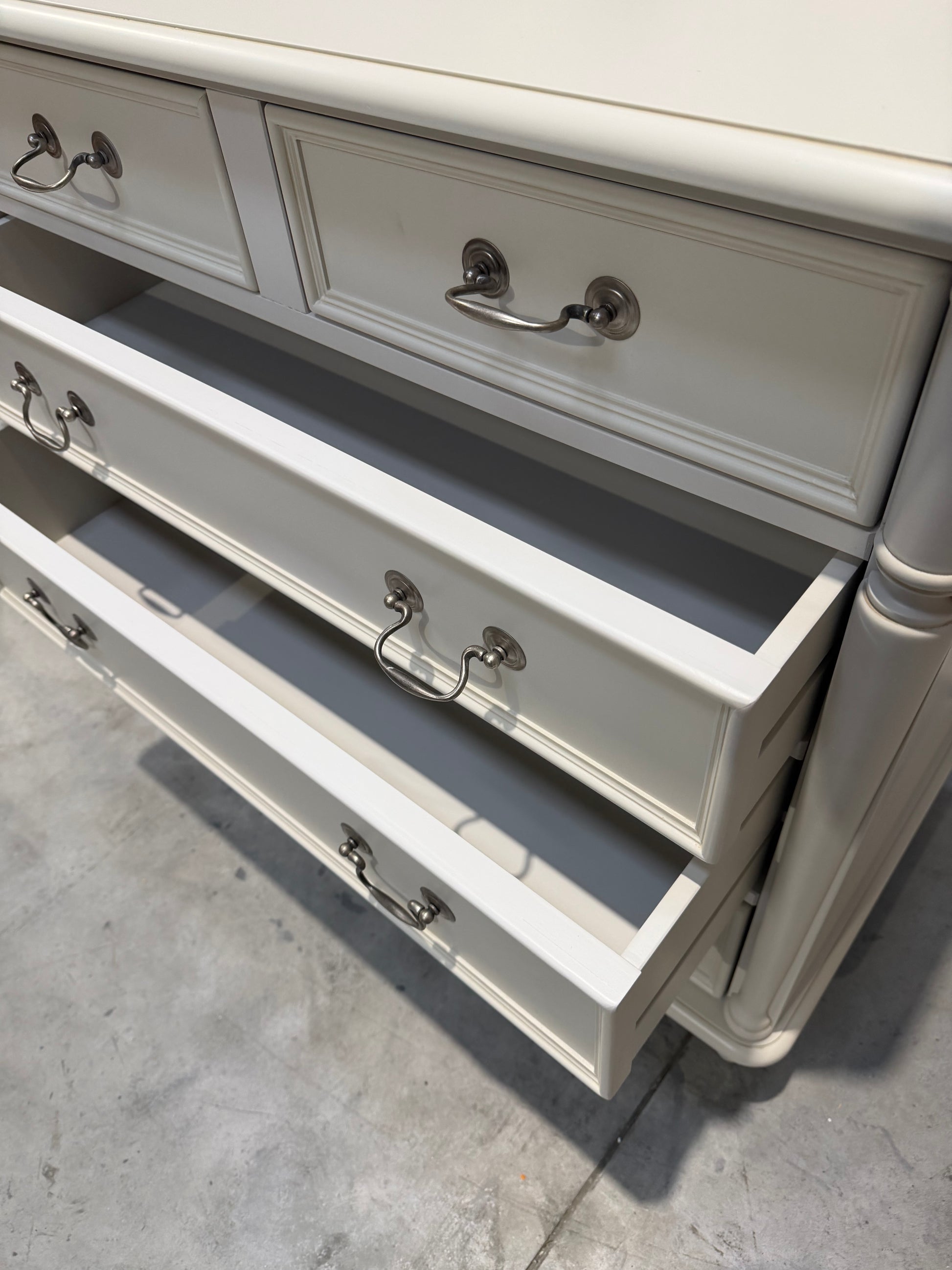 Laura Ashley Clifton 5 Drawer Chest Grey