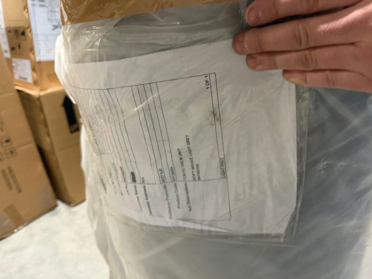 John Lewis Tokyo Medium Modular Unit Soft Weave Light Grey