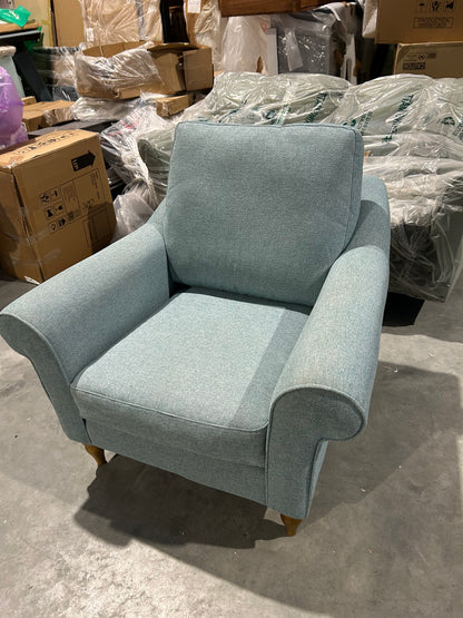 John Lewis Camber Armchair Aquaclean Matilda Teal