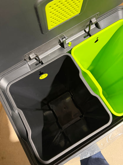 EKO Ecocasa 2 Section Recycling Pedal Bin, 2x 20L