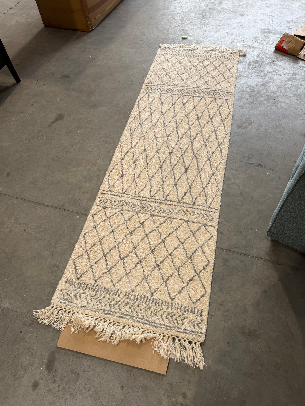 John Lewis Hebri Berber Style Runner, Natural