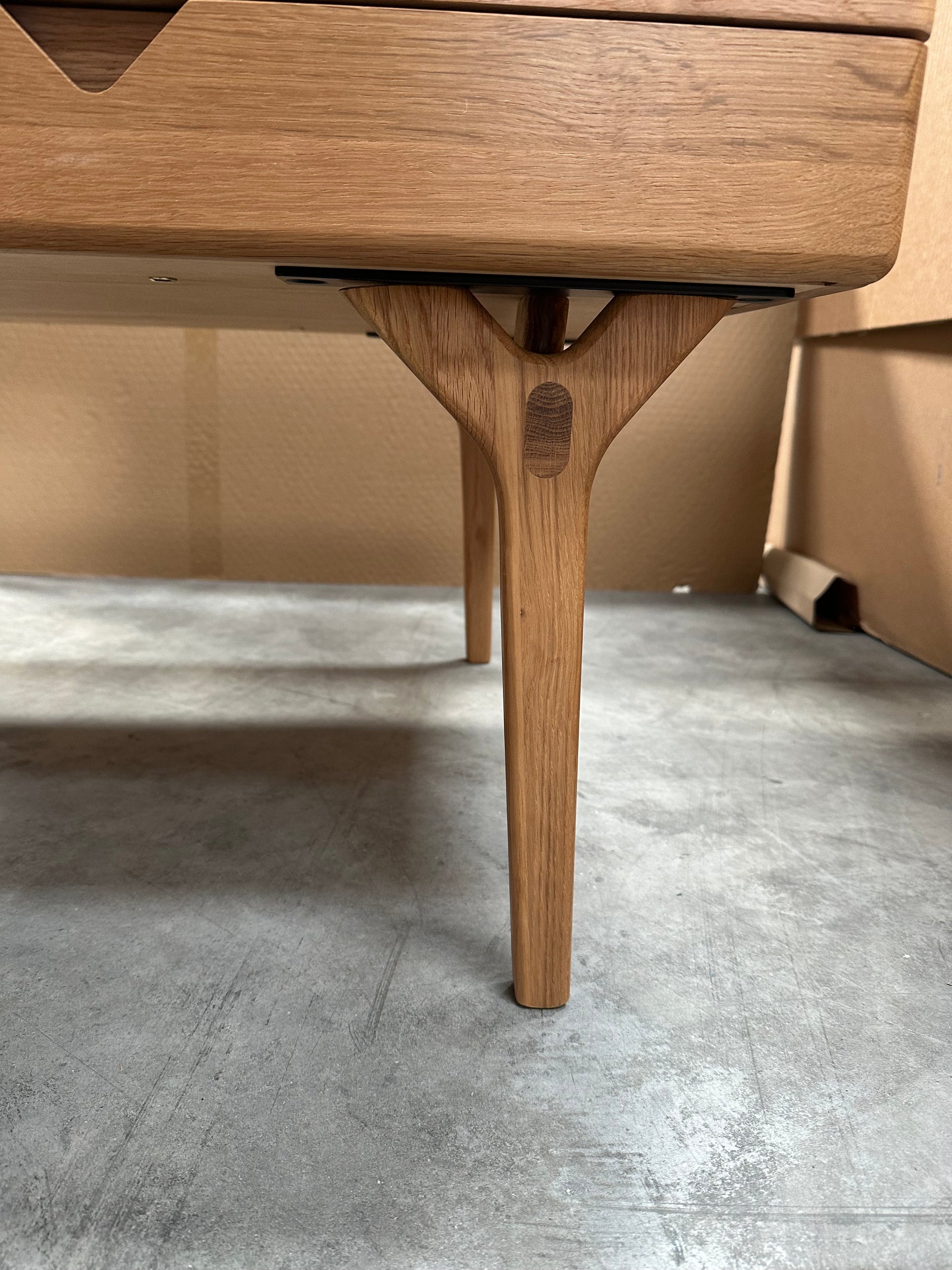 John Lewis X-Ray Wood Coffee Table, Oak