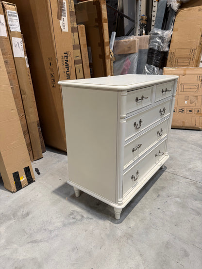 Laura Ashley Clifton 5 Drawer Chest Grey