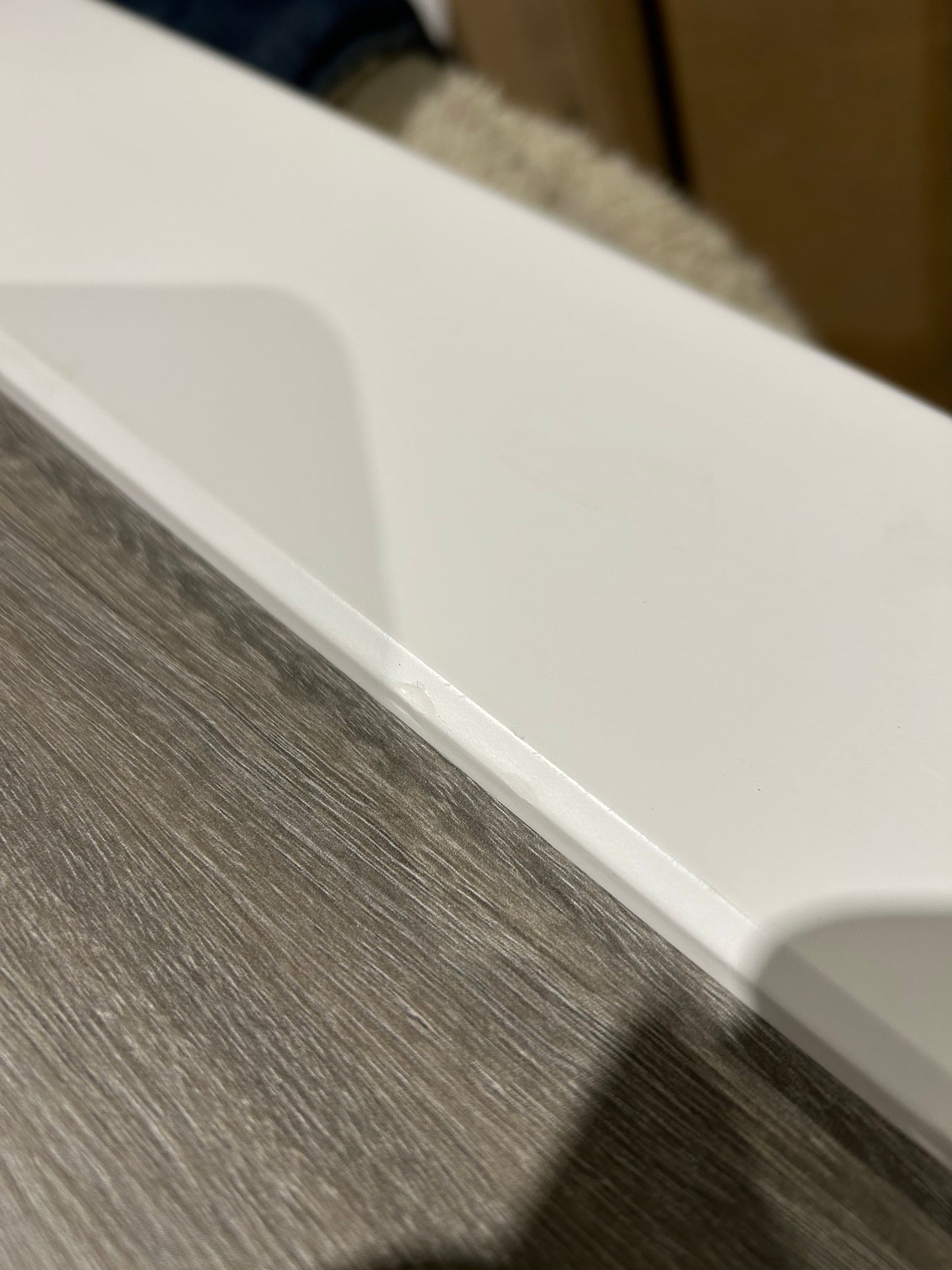 John Lewis & Partners Dual Tone Cot Bed Grey White