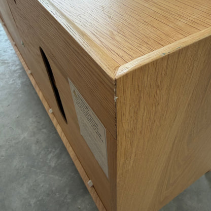 John Lewis Notch 2 Door 2 Drawer Sideboard in Oak