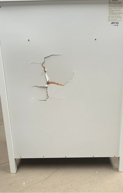 John Lewis Spindle 6 Drawer Chest, Grey