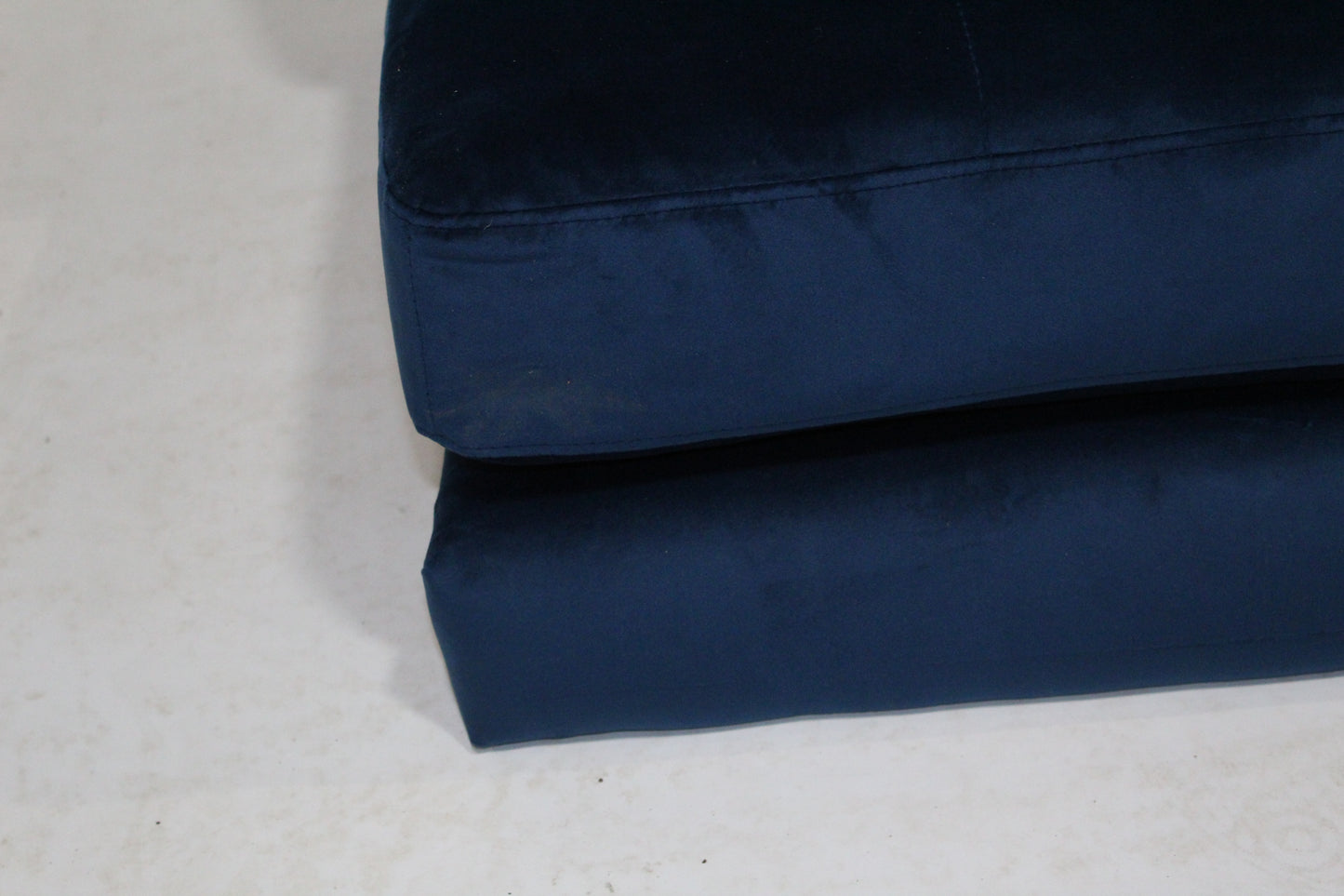 Sofi Modular - Armless Chair, Blue Fabric