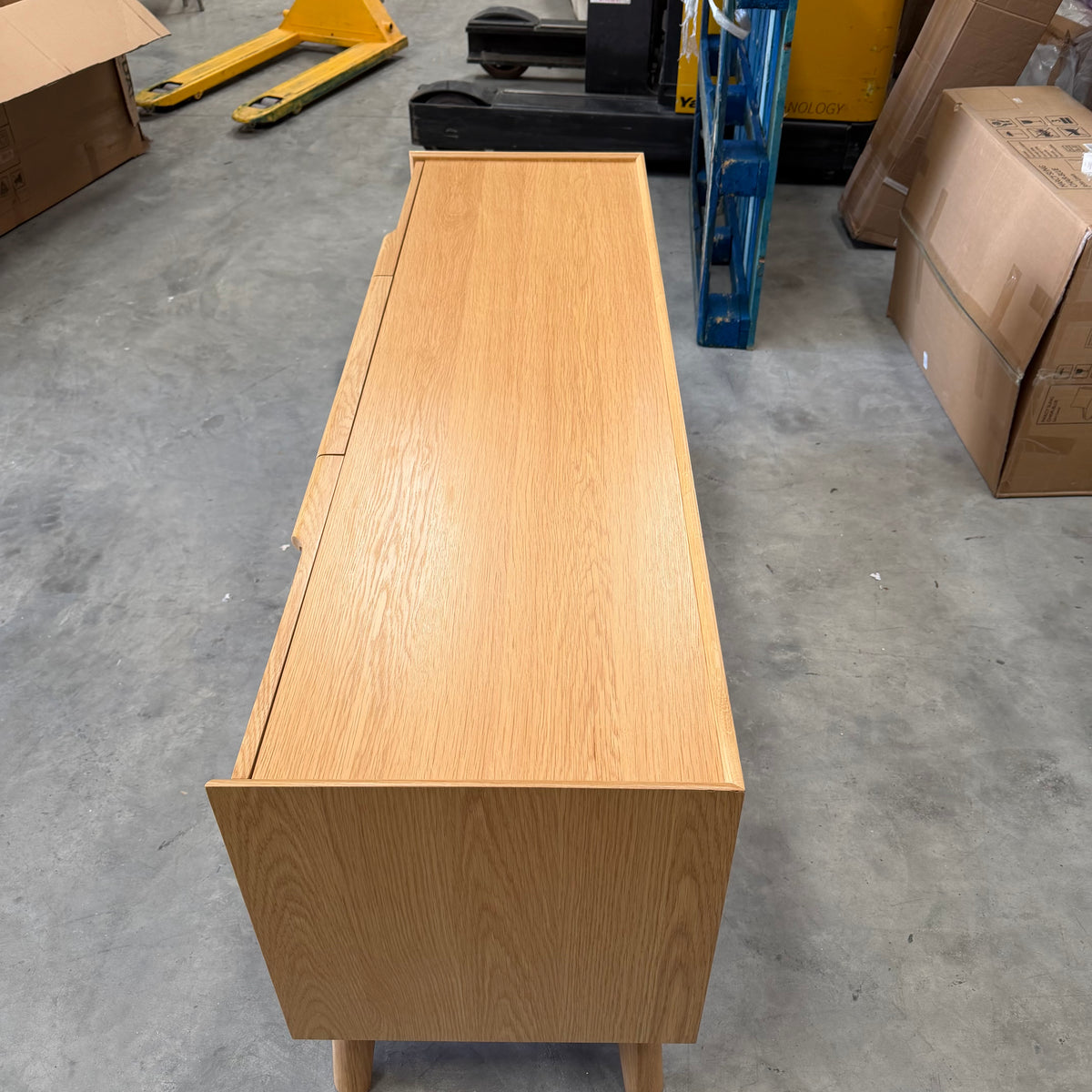 John Lewis Notch 2 Door 2 Drawer Sideboard in Oak