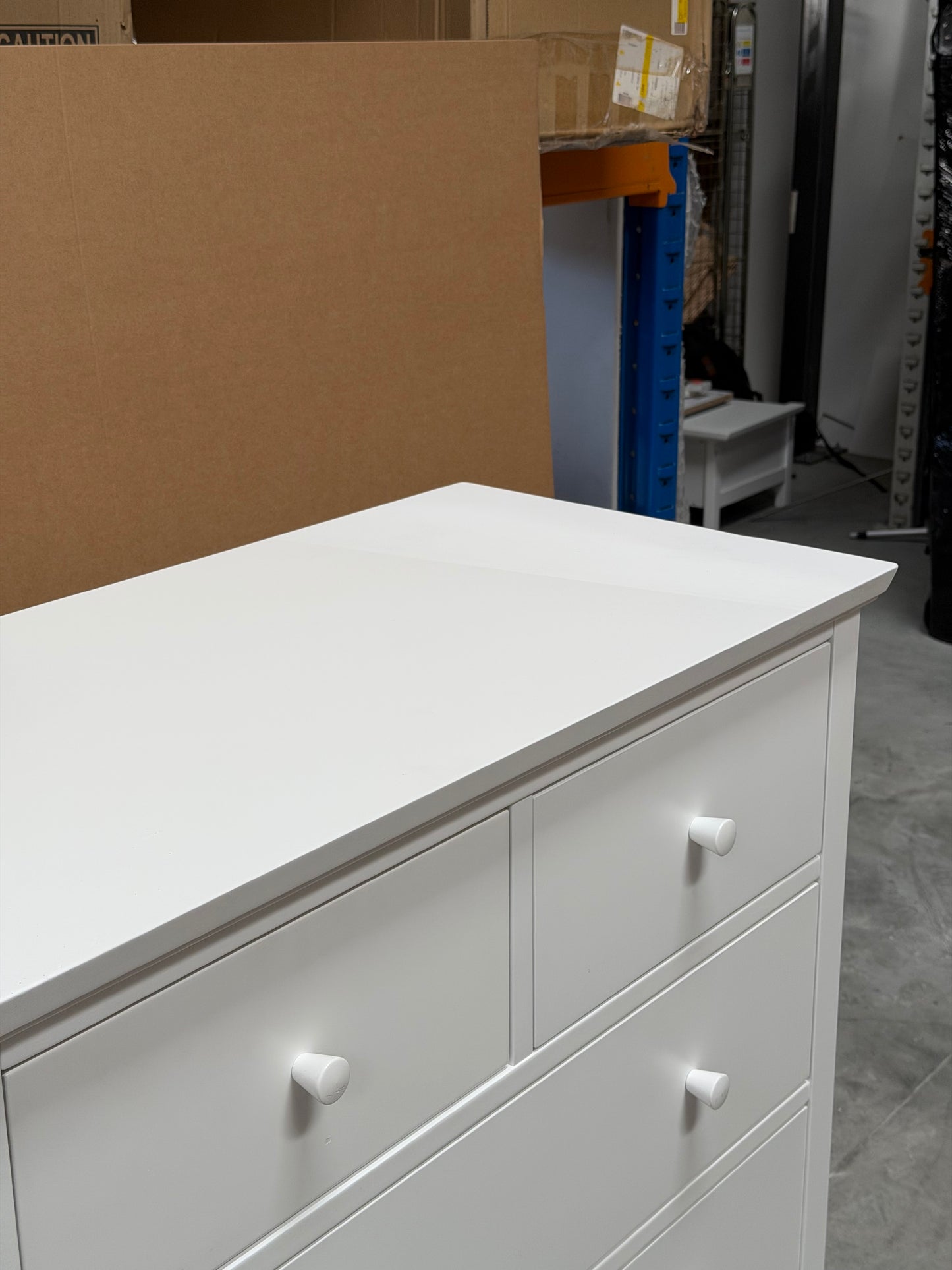 John Lewis Chest of Drawers 6 Drawer Chest White list